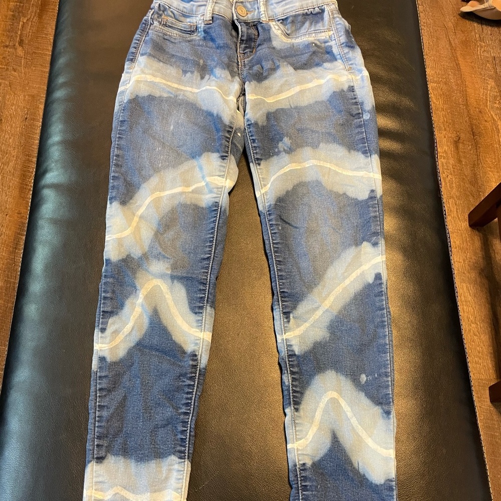 Hand painted jeans
